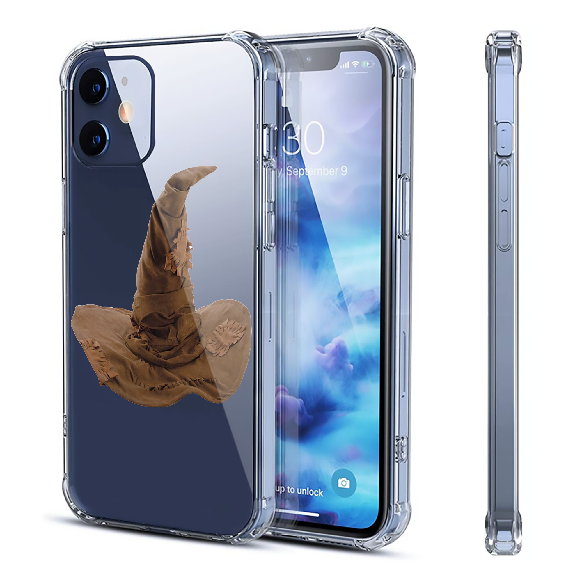 （画像用） Harry Potter ハリー・ポッターシリーズ 【iPhone 12シリーズ対応】透明スマホケース（クリアソフトケース）